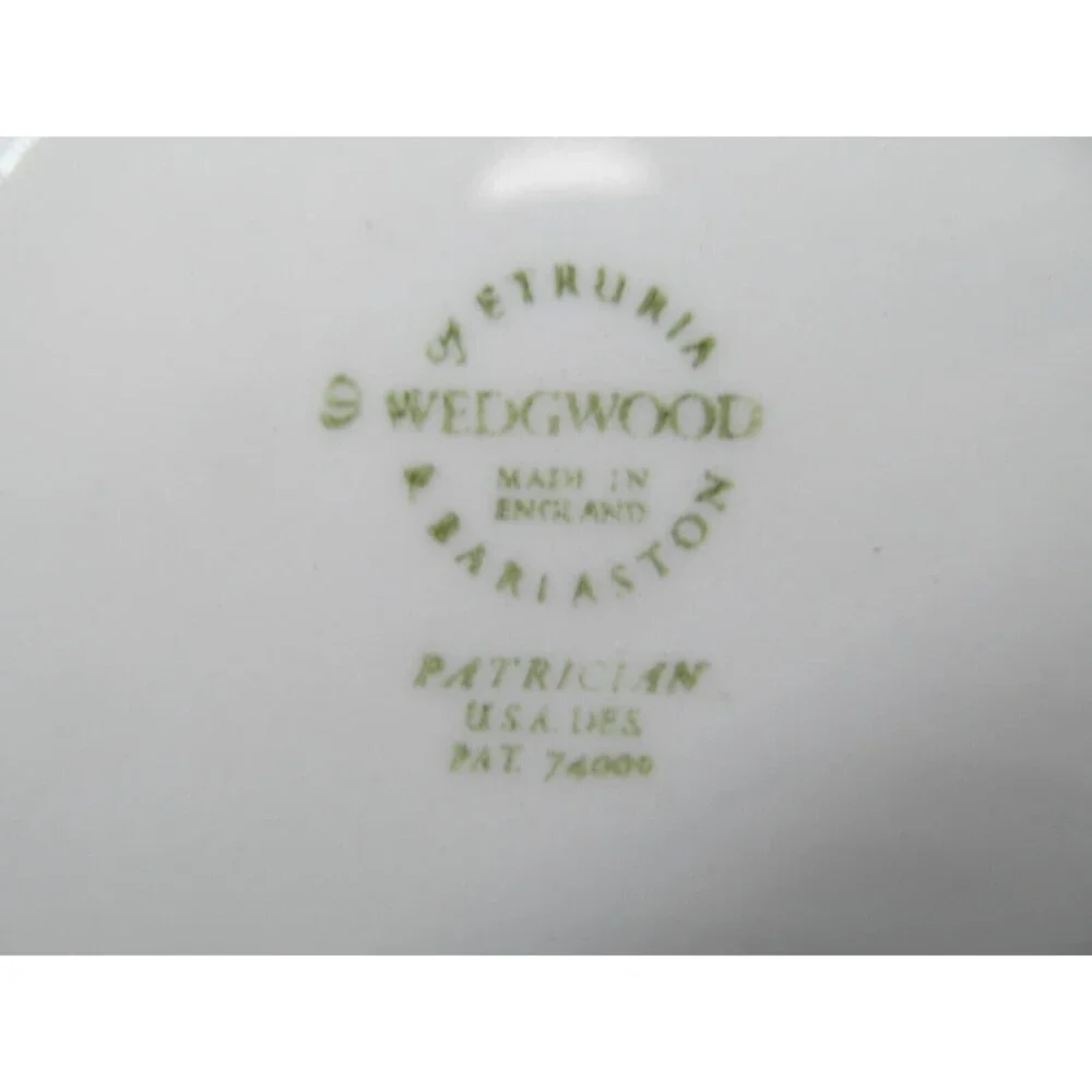 Wedgwood Etruria And Barlaston Patrician Set Of 4 Embossed Saucers Only GC